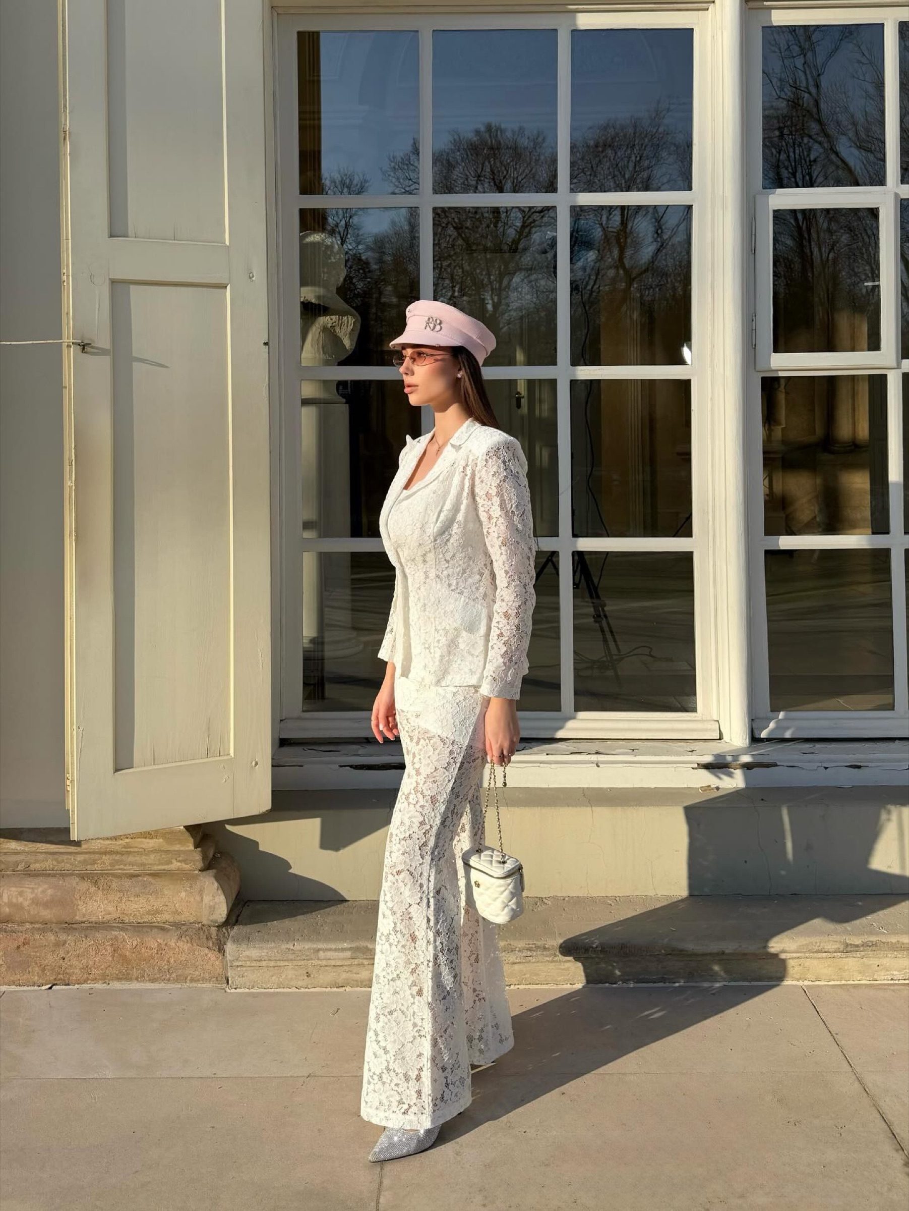 Innovare Denim — White lace suit