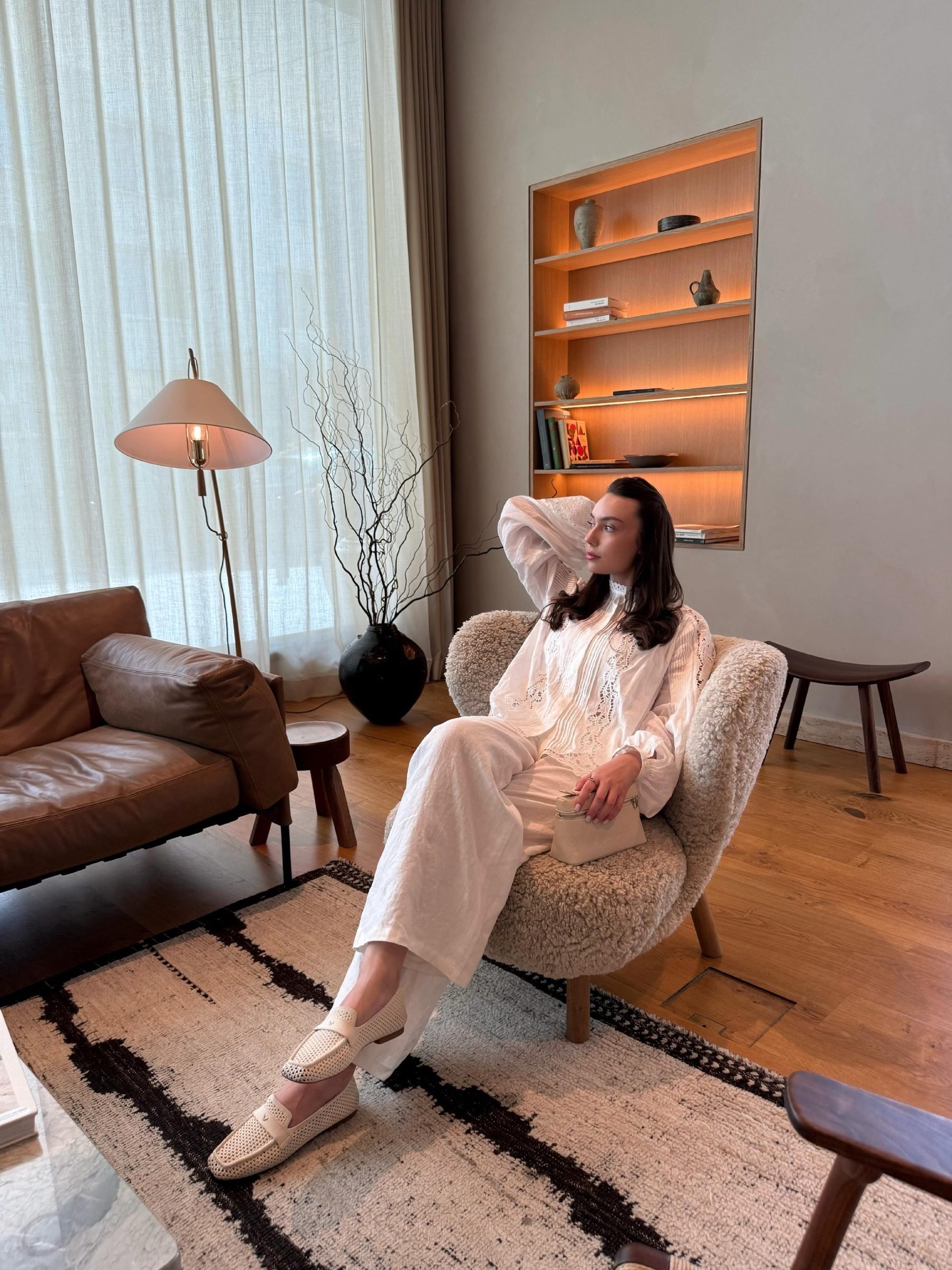 Richradiqs — White linen suit