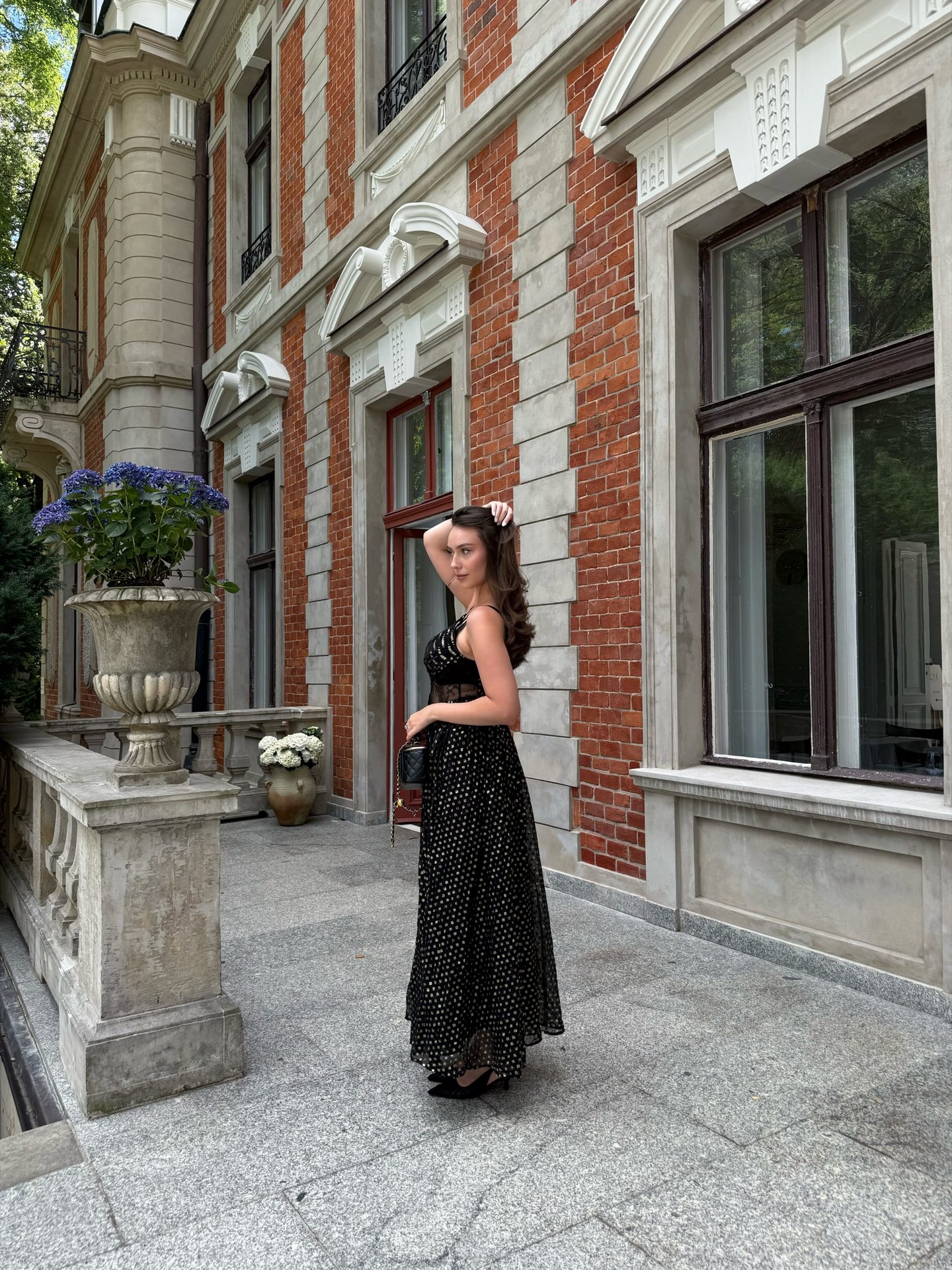 Mew Mews — gold polka-dot gown, frame 3