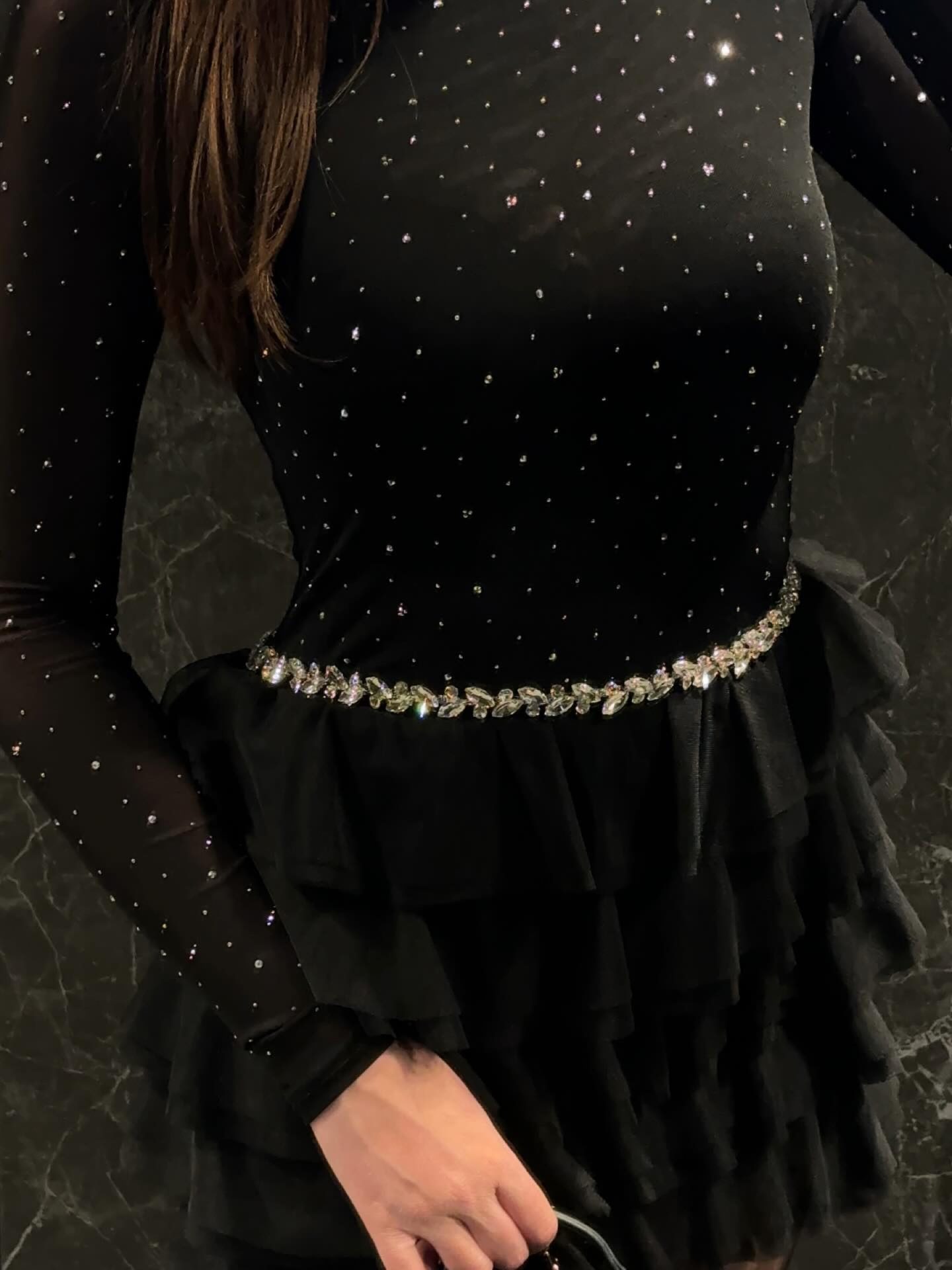 Bella Barnett — crystal mesh top and tiered tulle skirt, frame 3