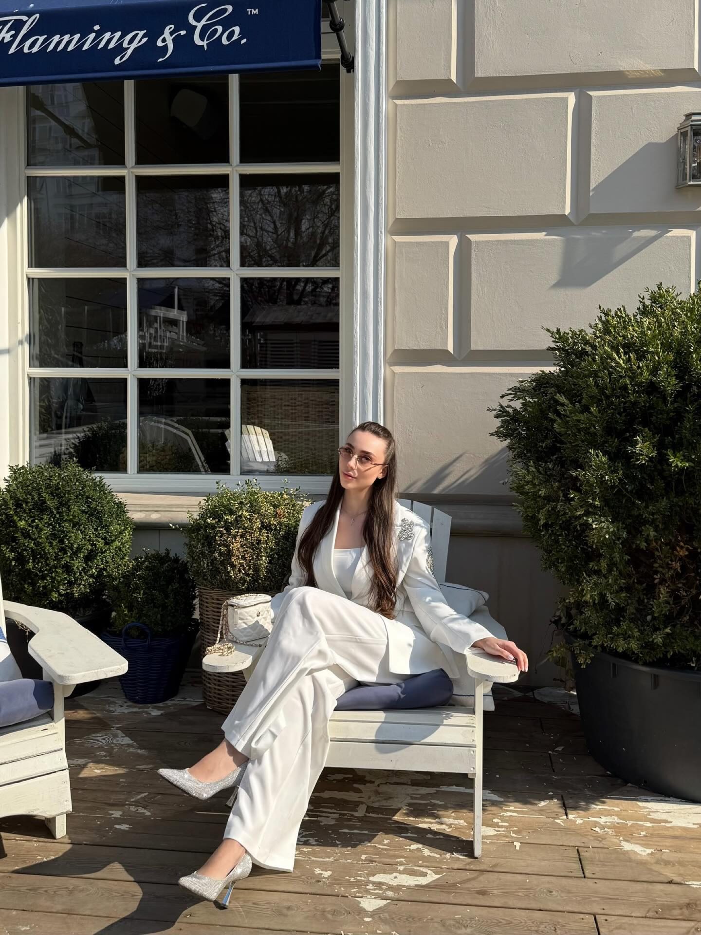 Bella Barnett — ivory embellished suit, frame 5